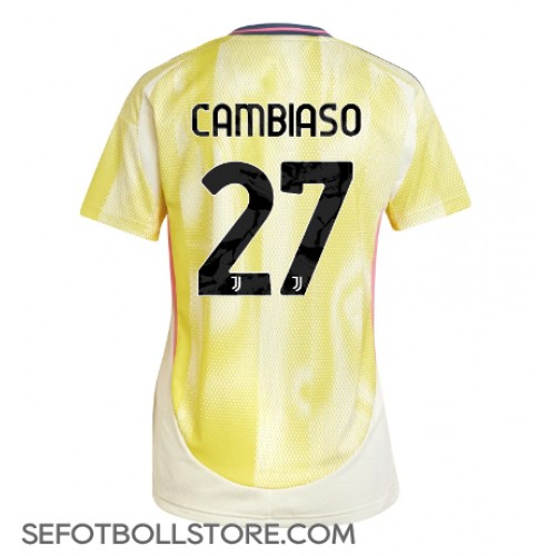 Juventus Andrea Cambiaso #27 Replika Bortatröja Dam 2024-25 Kortärmad